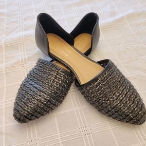 Lauren Conrad Black Flats